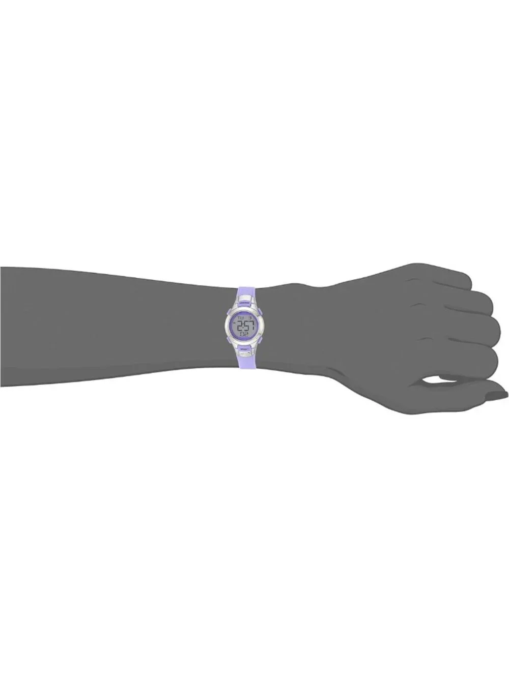 Sporty Women's Digital Chronograph Watch with Resin Strap - Stylish & Durable